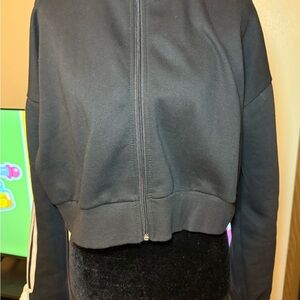 Forever 21 Black Zip-Up Jacket